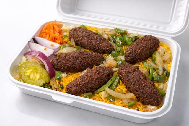 Falafel over Rice.