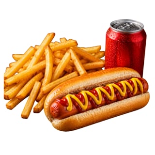 Hot Dog + Fries + Soda